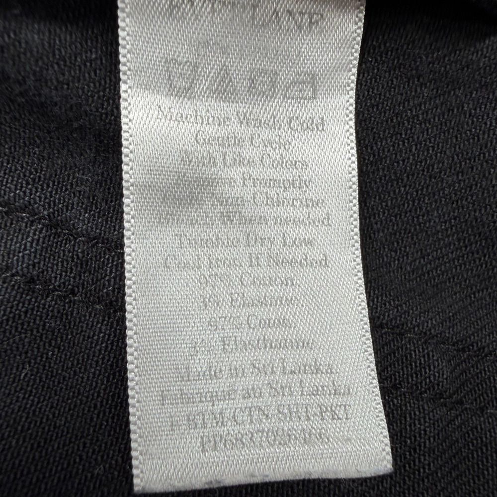 Everlane Women’s Black Chino Shorts High Rise Cotton Twill Sz 2 - Picture 7 of 7